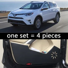 Автомобильная дверь анти-удар защита автомобиля-Стайлинг Аксессуары для Toyota Vanguard rav4 ax40 2013