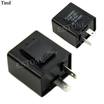 

Turn Signal Flasher Blinker Relay 12V 2 Pin Motorcycle LED Indicator Light Drop shipping