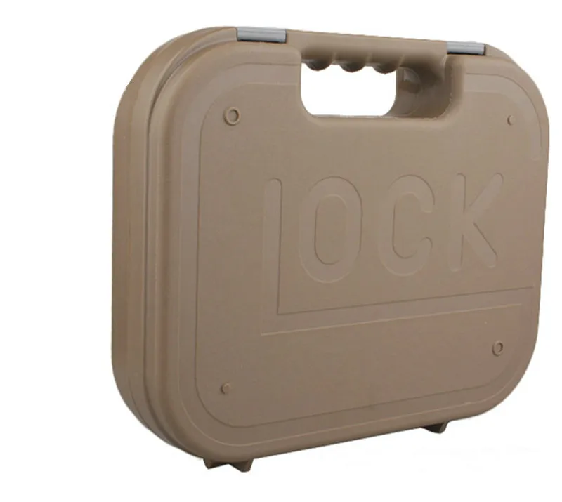 

Tactical Airsoft EMERSON GLOCK Hard ABS Pistol Case Storage Lockable Carry Pistol Gear Box Toy Gun Case With Padded Foam Lining