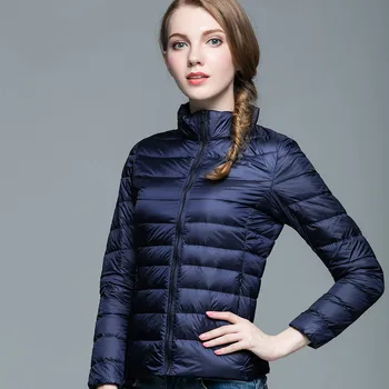 

Winter Portable Short Frivolous Down Jackets Woman Keep Warm Loose Coat