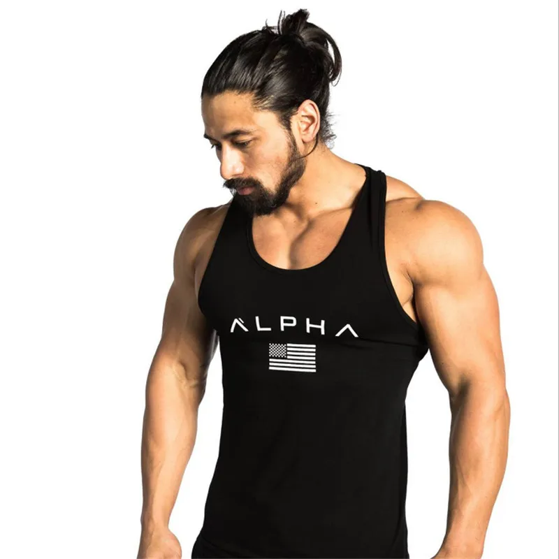 Buy 2018 Men Summer bodybuilding Hooded Tank Top