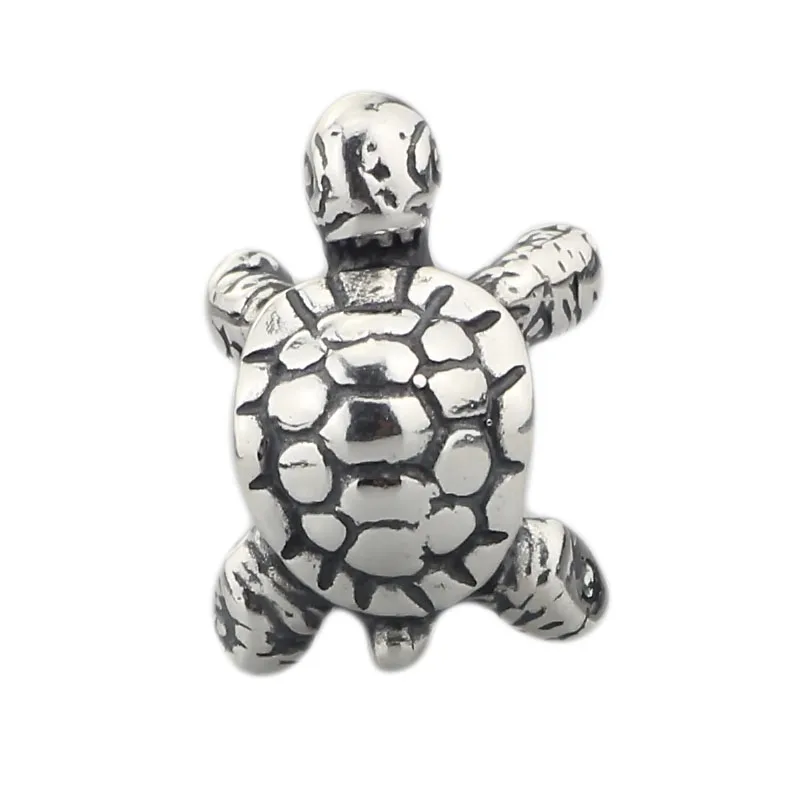 

Authentic 925 Sterling Silver African elephant turtle Charms Beads Fits European 3.0mm Bracelet Jewelry