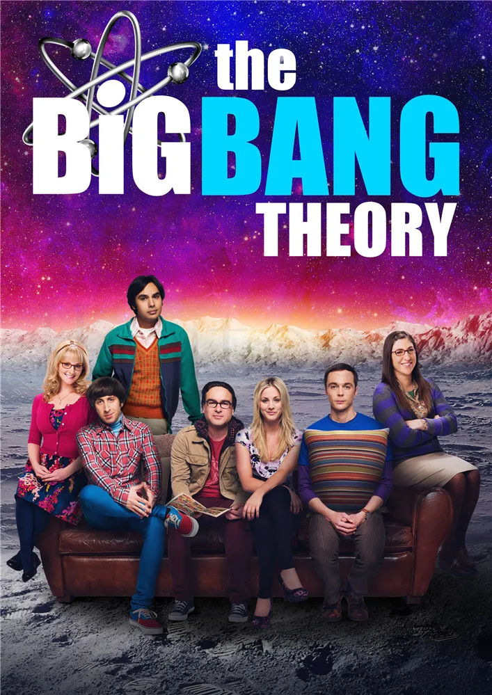 The Big Bang Theory плакаты кино-стикеры Настенные с белым покрытием бумага печатает высокой четкости четкое изображение украшение дома - Цвет: Красный