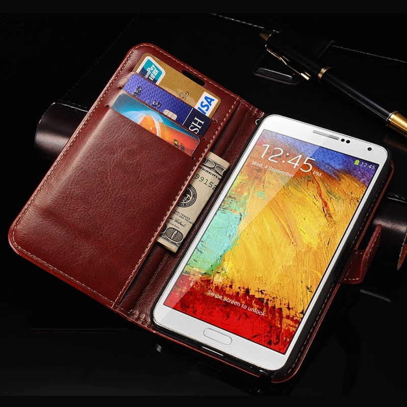 Case For Samsung Note 3 Flip Cover Wallet PU Leather Case for Samsung Galaxy Note 3 III N9000