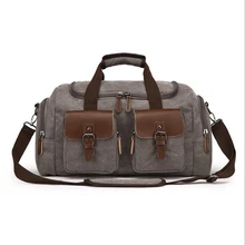 Холщовая кожаная большая дорожная сумка, мужские дорожные сумки, сумки для путешествий, большие дорожные сумки для путешествий, сумка-тоут