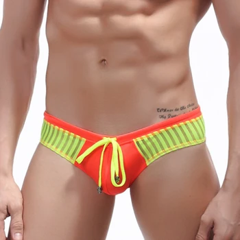 

Hot Bulge Pouch Nylon Briefs Sexy Men's Underwear Bermudar Beach Man Swimwear Swimsuit Board Pool Bathing Suit Low Waist