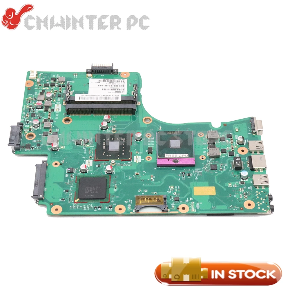 NOKOTION материнская плата для ноутбука Toshiba Satellite C650 C655 основная V000225020 GL40 DDR3