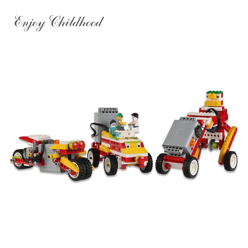 

239pcs Children Power Machinery Learning Smart Kit Puzzle Pack Toy Gift Power Edition Legoings Juguetes Educativos