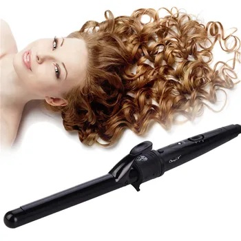 

Ultra-Thin Curling Iron with 2 Temperature Settings 19mm Hair Curler Wand for Hair Styler Curling Iron for All Hair Types 45