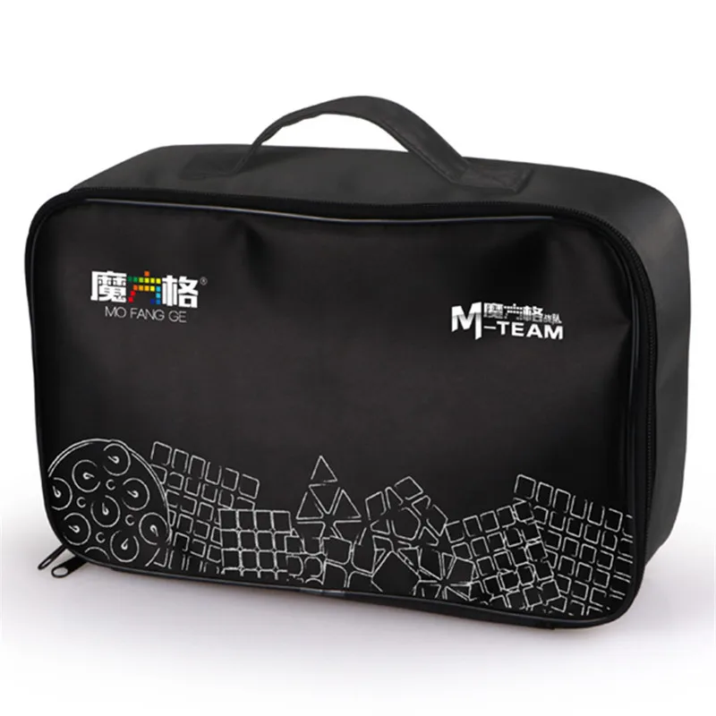 

QIYI MoFangGe Black Cubes Bag M-Bag Handbag Magic Cubes Shoulder Bags for 2x2 3x3 4x4 5x5 Skew Pyramid Mega Cubes Bags