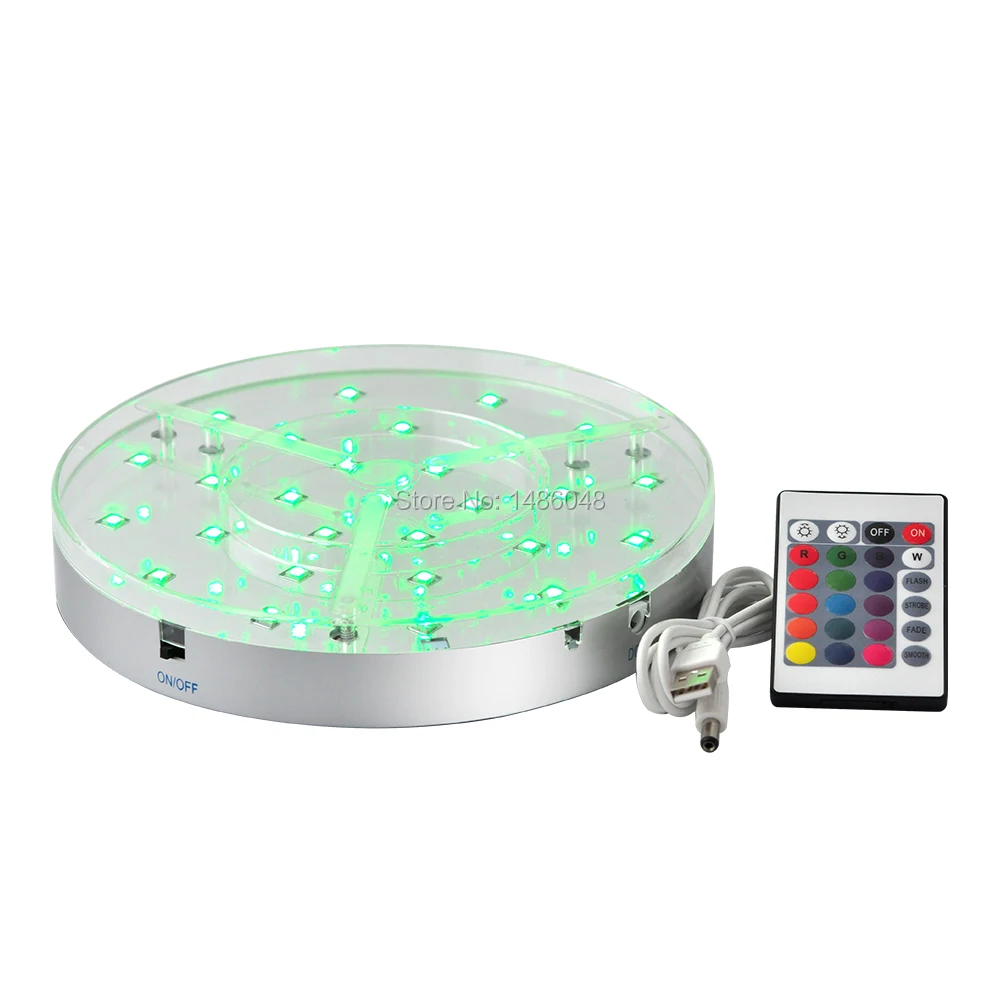 30Pc/lot 8INCH Rechargeable Wedding decoration Remote Controlled Vase