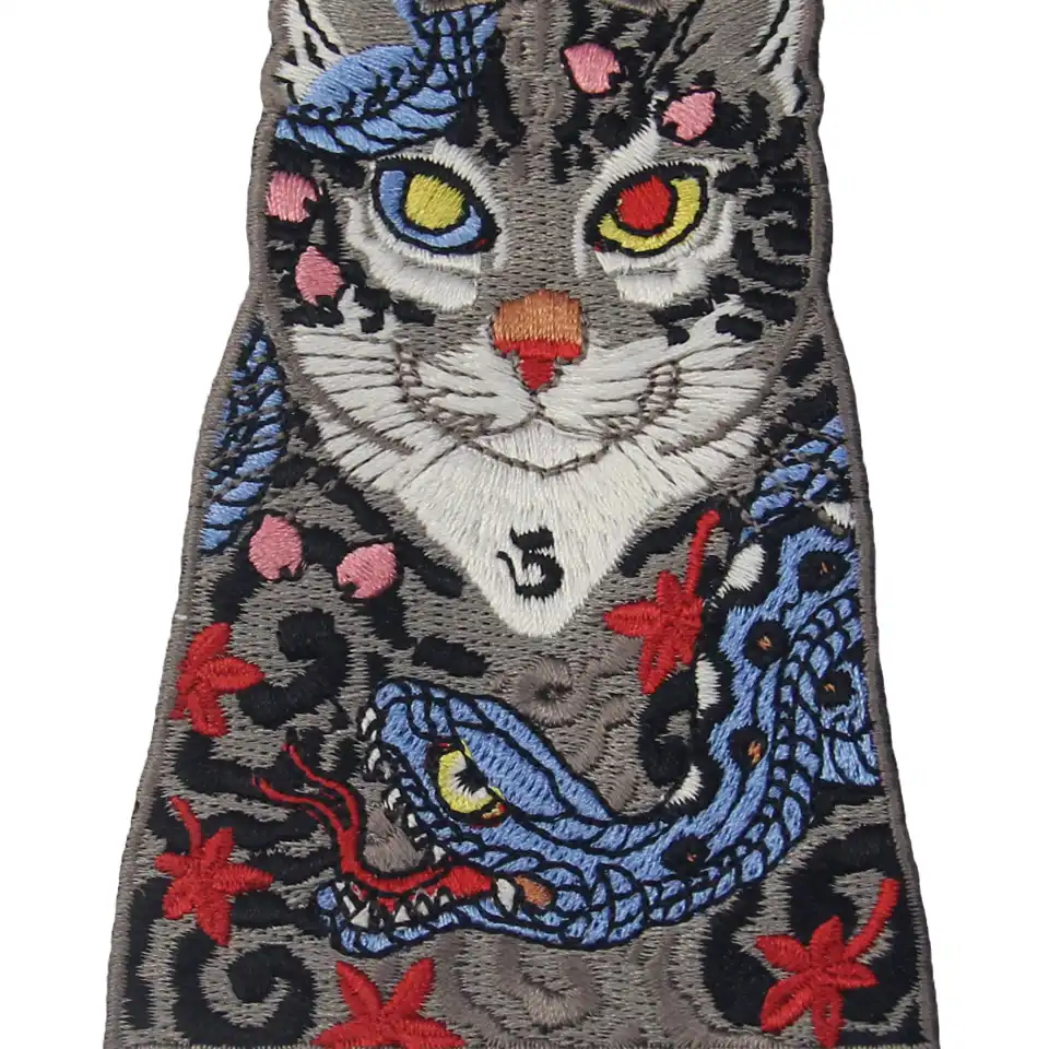 Embird Embroidery Designs Monmon Cats And Snake Tattoo Handmade 3d Patches For Girls Patches Aliexpress Embird Embroidery Designs Monmon Cats And Snake Tattoo Handmade 3d Patches For Girls Patches Aliexpress