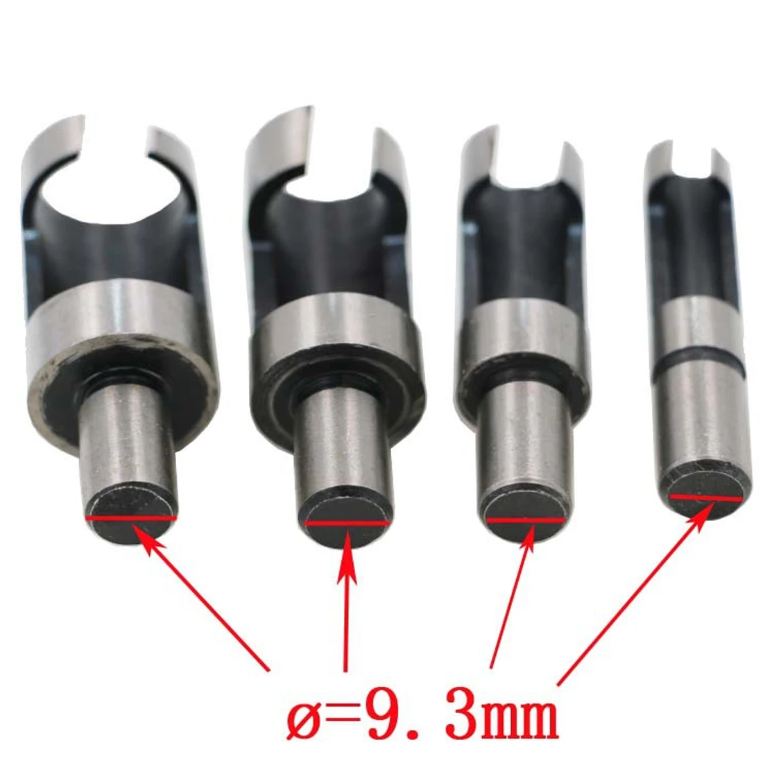 

4pcs Plug Cutter Drill Bit Set Power Tools 1/4" 3/8" 1/2" 5/8" Carpentry Woodworking Wood Plug Cutter Cutting Tool Drill Bit Set