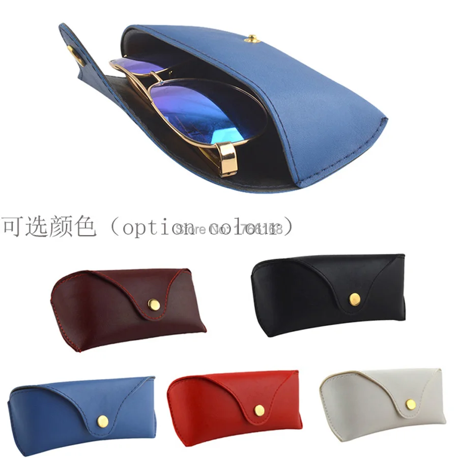 New PU Leather Sunglasses Eyeglass Case eyewear hold pouchin Eyewear
