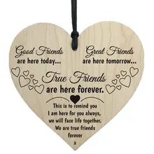 Деревянные таблички знаки Висячие подарок табличка кулон семья дружба знак любви вино оформление бирок a801 10