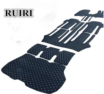 

Top quality! Custom special car floor mats + trunk mat for Nissan Serena C27 7 seats 2018 waterproof car carpets for Serena 2019