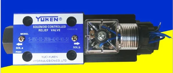 YUCI YUKEN переливающийся клапан S-BSG-06-3C с низким уровнем шума Соленоидный клапан высокого давления