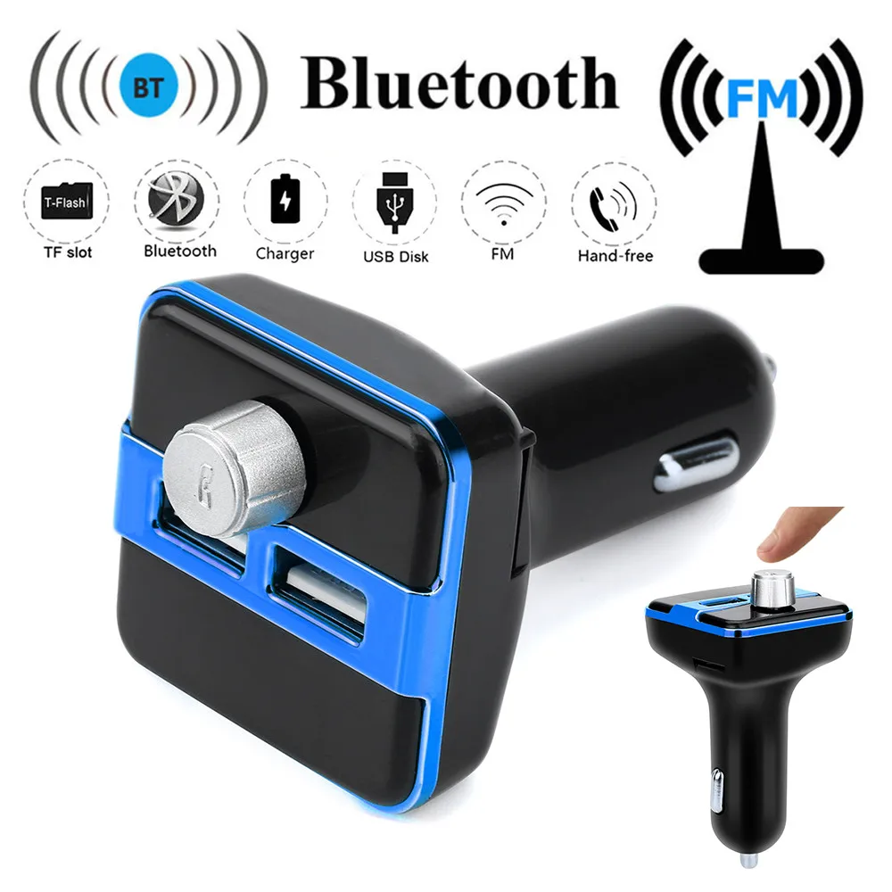 Hiperdeal Bluetooth FM ЖК дисплей передатчик беспроводной MP3 TF радио USB Car Kit плеер Прямая доставка 9 апреля