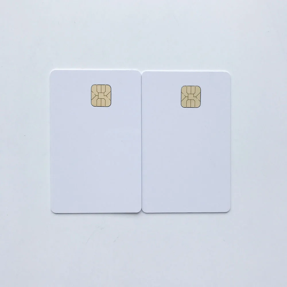 200pcs пустая белая для струйной печати ПВХ ISO 7816 Sle4428 чип карта интеллектуальные
