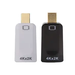 1 шт. Высокое качество Mini DisplayPort DP мужчина к HDMI Женский 4 К * 2 К адаптер конвертер черный, белый цвет