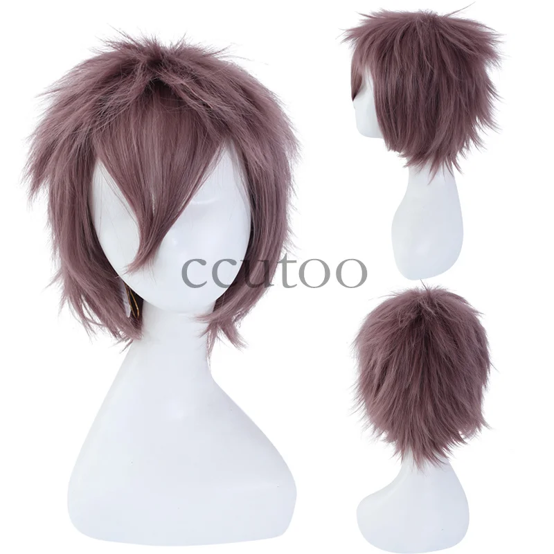 Ccutoo 1" куроко Tetsuya синий короткий пушистый лохматый слоистых теплостойкость Волокно Синтетические волосы Косплэй парик - Цвет: 1B/27HL
