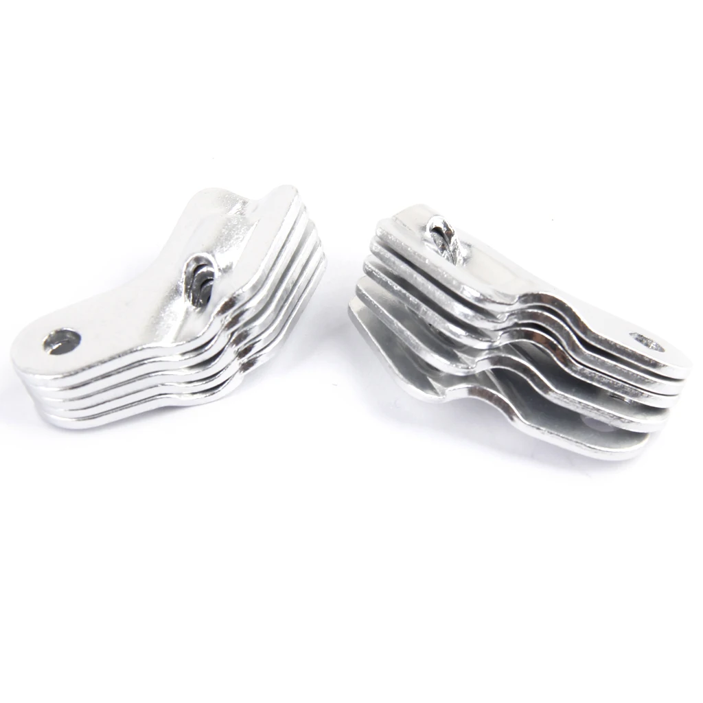 10pcs Aluminum Alloy Guyline Cord Adjuster Tent Tensioners Rope Adjusters for Men Women Camping Outdoors