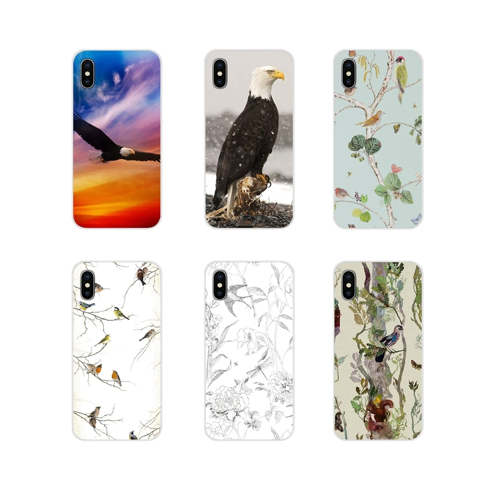 Аксессуары чехлы для телефонов Чехлы Xiaomi Mi4 Mi5 Mi5S Mi6 Mi A1 A2 5X 6X 8 9 Lite SE Pro Max Mix 2 3 2S Mark Bird
