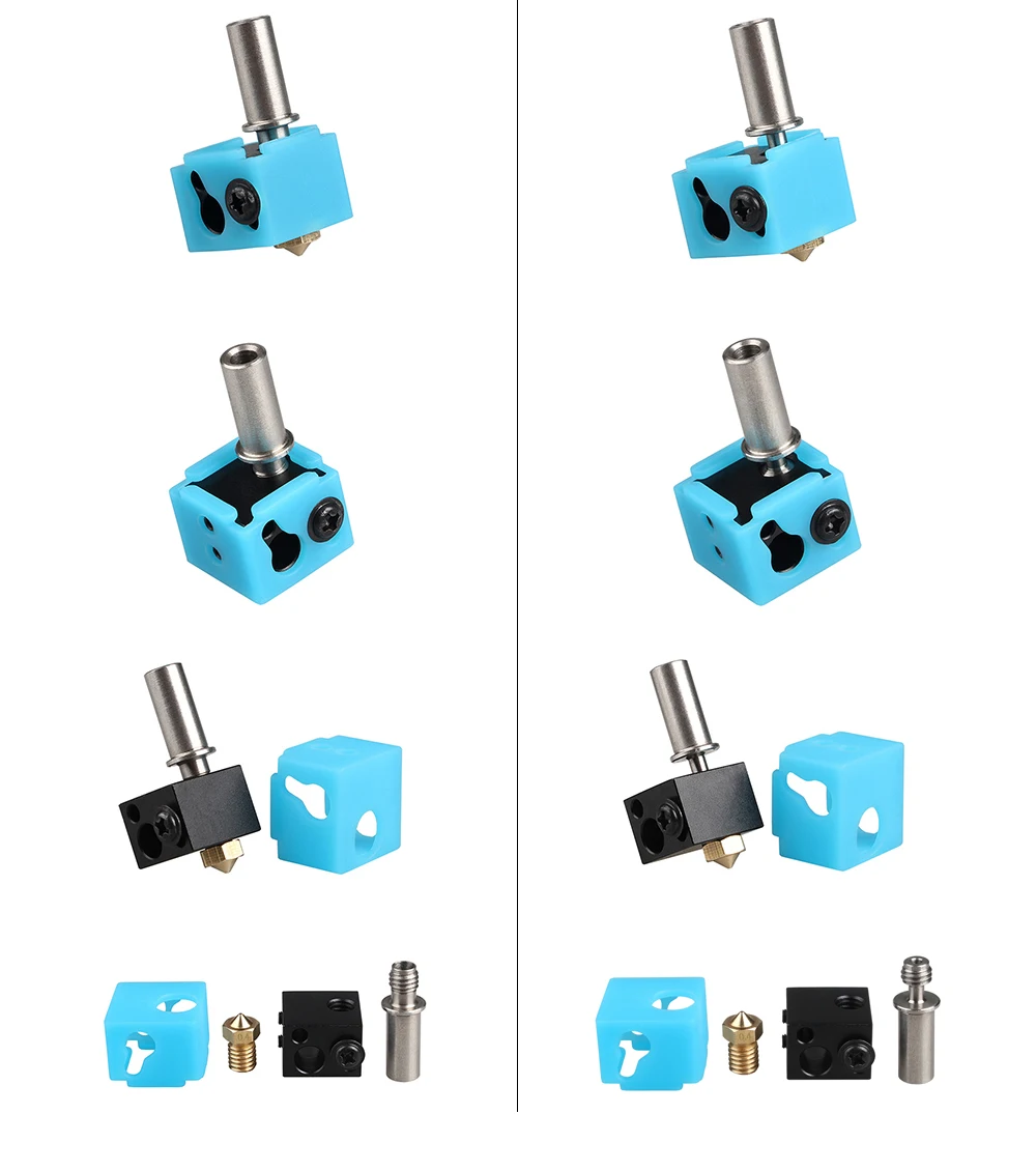 3DSWAY части 3d принтера BP6 Hotend модуль j-головка экструдер V6 низкая температура высокая температура горло нагревательный блок сопла наборы 0,4/1,75