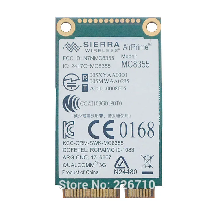 MC8355 Gobi3000 HS2430 HSPA+ EV-DO SPS 634400-001 для hp Elitebook 2560p 8760w 2760p Probook 6565b Sierra Беспроводная 3g карта