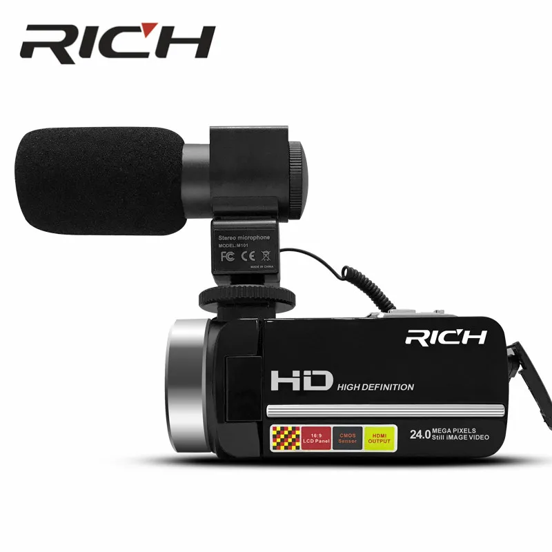 5 шт. MP100 цифровая камера 1080P 15fps Full HD 24MP D 3 0 дюймов Вращающийся ЖК экран видеокамера