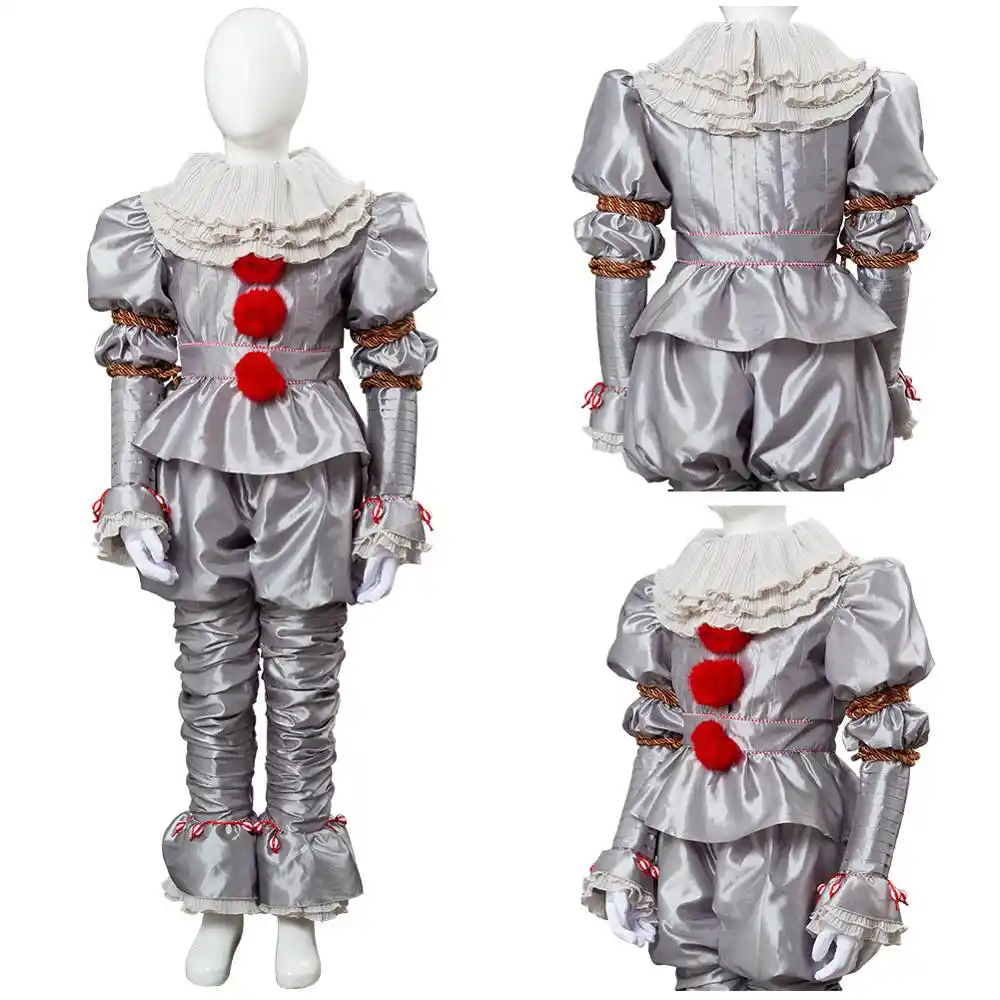 Halloween Cosplay Baby Kids Clown Costume Child Outfit Boy New Fancy Dress Props