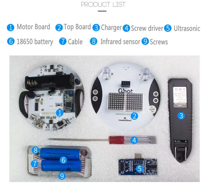 Xiao R DIY Qbot scrich 2 в 1 приложение управление Программирование робот автомобильный набор Inteligent RC робот модели игрушек для детей