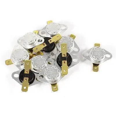 10 шт. KSD301 250V 10A 50 градусов Цельсия нормально закрытый терморегулируемый