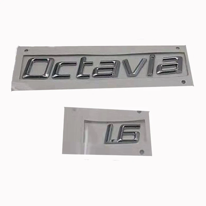 Новая наклейка для машины 3D ABS значок эмблема хром логотип Skoda Octavia 1 6 a7 2007-2016 1ZD 853 675