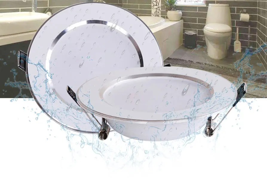 Waterproof LED Downlight Dimmable 18W 15W 12W 9W 7W 5W Warm White Cold White  Recessed LED Lamp Spot Light AC220V AC110