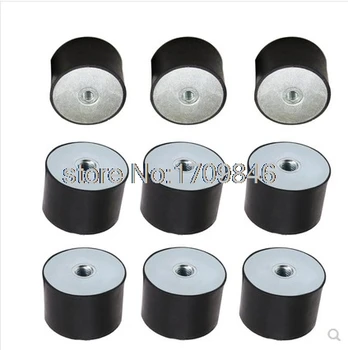 

2pcs New 20*20*M6 M6 DD Type Rubber Anti Vibration Mount silentblock Base Block