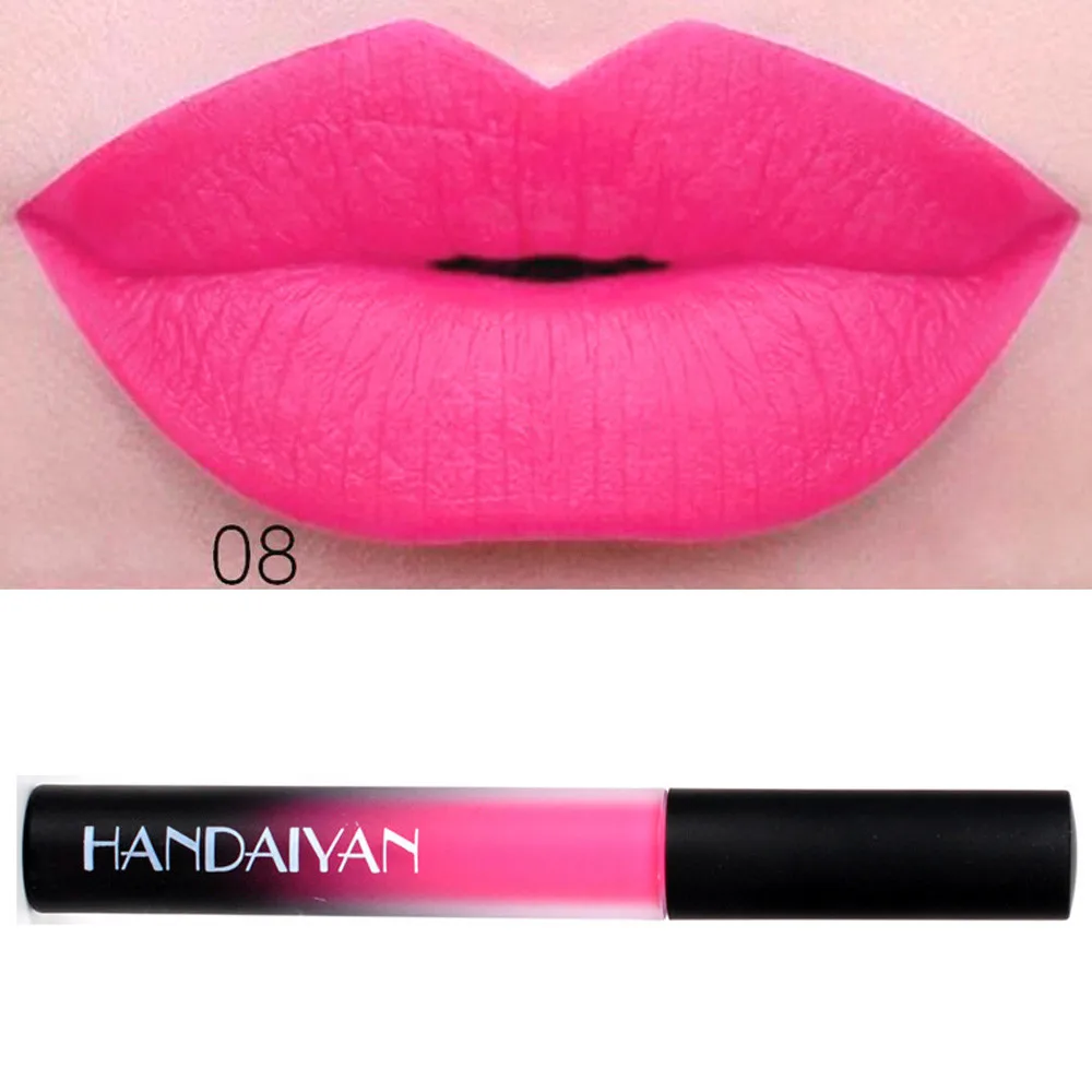 

Brand new 12 Colors Liquid Matte Lipstick Cosmetics Makeup Lip Lipsticks Metallic Lip Gloss Stick Make up Lips Lipgloss