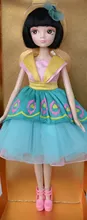 D0639 In box Best children girl gift 30cm Kurhn Chinese Doll Chinese myth Gift Traditional toy Green Peacock girl 1pcs