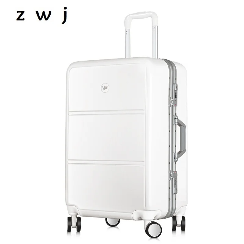 

Aluminum Frame Luggage Hardside Rolling Trolley Luggage travel Suitcase 20 Carry on Luggage 24 28 Checked Luggage
