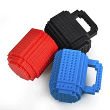 Práctico Creativo Drinkware Tazas Taza de Café DIY Puzzle de Bloques Bloques de Construcción Taza 350 ml Taza de Agua de La Personalidad