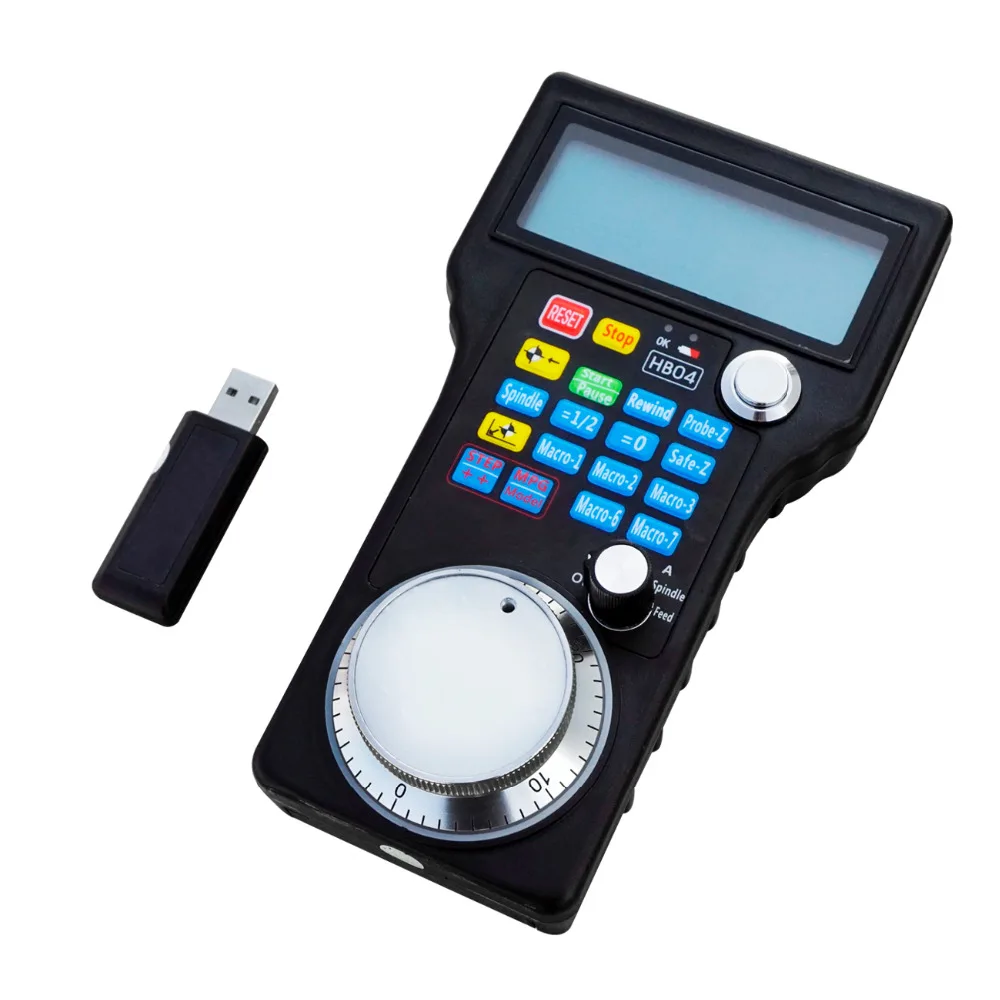 

Wireless handwheel Mach3 MPG Pendant Handwheel for CNC Router Mac.Mach 3, 4 Axis