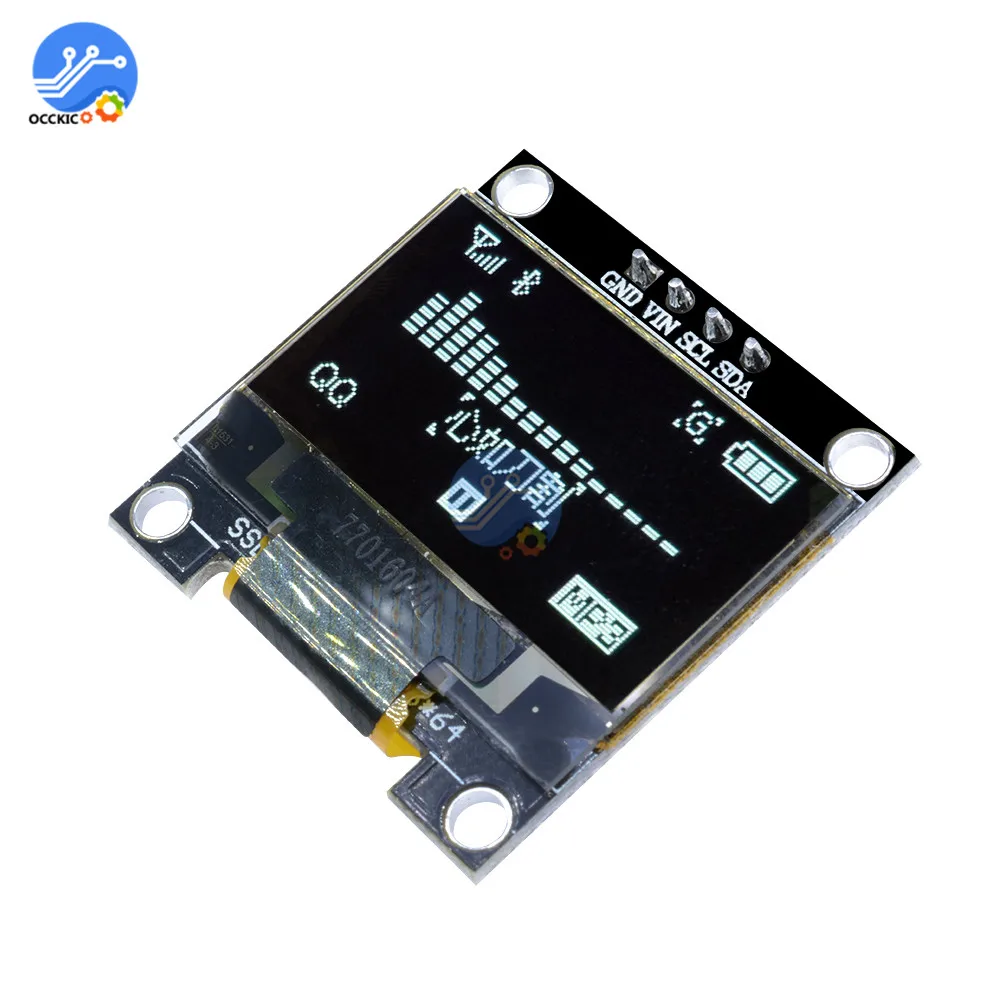 Модуль дисплея 0 96 дюйма IIC серия OLED Screem 128X64 I2C SSD1306 12864 плата с ЖК экраном GND VCC SCL SDA
