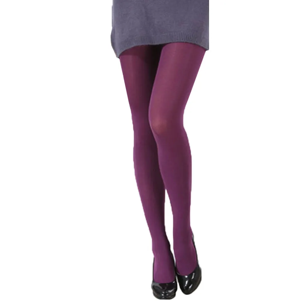 Female Tight 11 Colors Woman Sexy 120D Candy Color Pantyhose Plus Size Stockings Multicolour Stovepipe Tights - Цвет: I