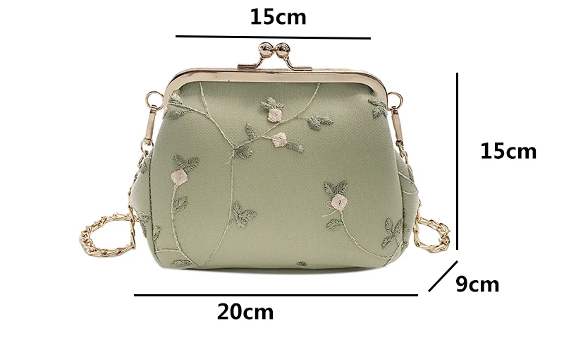 Маленькая сумочка, изысканная ручная вышивка, кружевная сумка на плечо для женщин, корейский стиль, сумка-мессенджер, женские сумки, Bolsa ZD1060