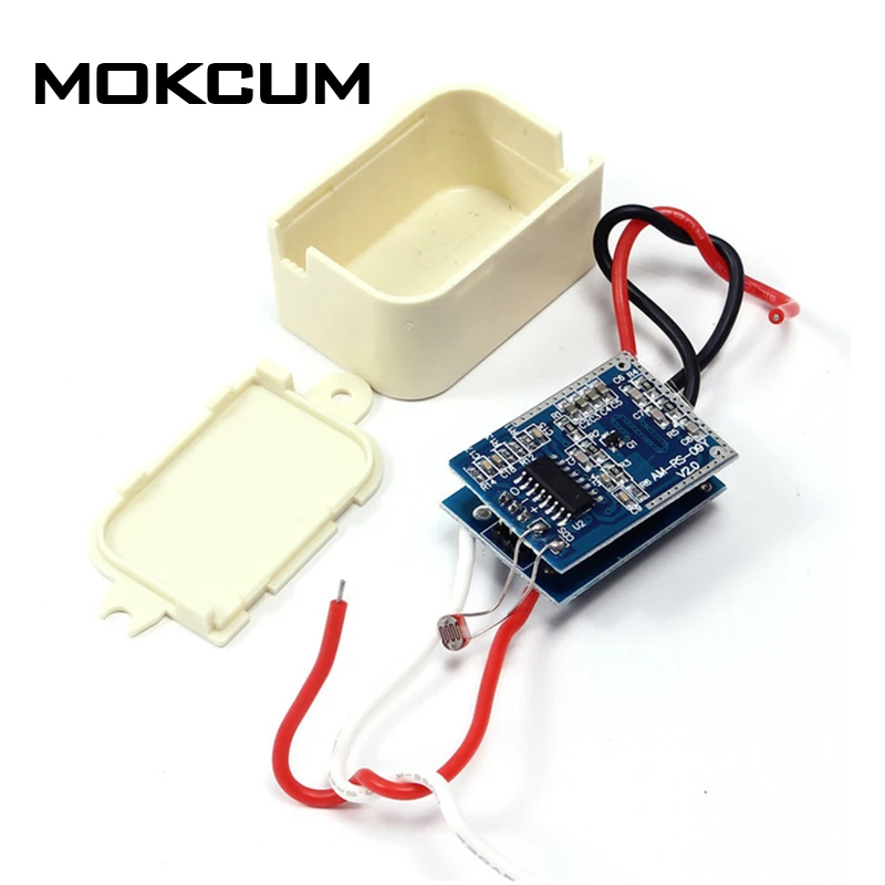 

DC 12V Radar Microwave Induction Switch LED Ad Light Box Corridor Microwave Sensing Controller 8-10m