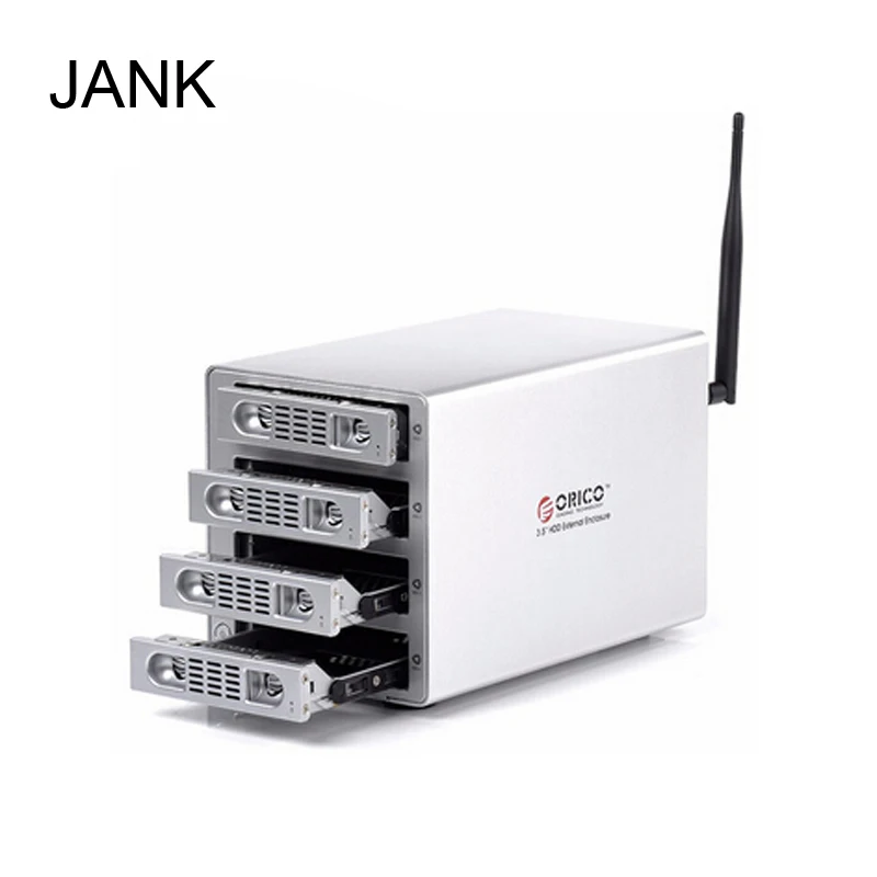 New Brand 4bay Wifi NAS 3.5'' HDD Enclosure Wireless