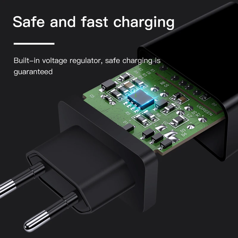 Универсальное настенное быстрое зарядное устройство iONCT USB 3 0 qc 2 для Iphone быстрая