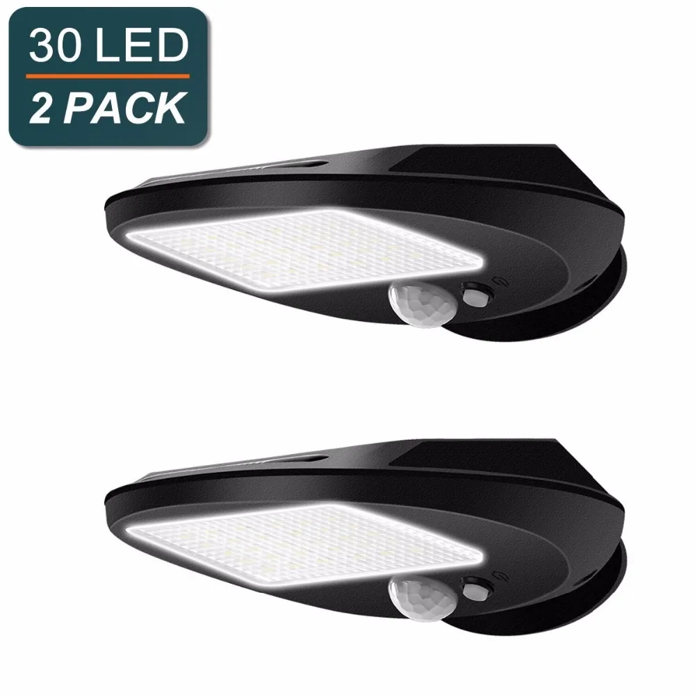 

Solar Lights Outdoor,30 LED Motion Sensor Light, Wireless Waterproof Exterior Security Wall Light for Backyard, Garden, Path 2pc