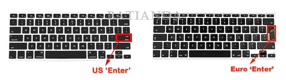 Сша введите украины россия клавиатура русские буквы наклейки на клавиатуру силикон для MacBook Air 13 Pro 13 15 нью-retina градиент