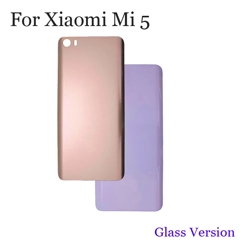 Новое стекло батарея задняя крышка двери корпус для Xiaomi mi 5 батарея крышка для Xiaomi mi 5 Замена mi 5 Жесткий батарея